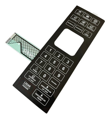 Membrana Teclado Microondas Compatível Com Philco Pme25 Espelhada Loja Str66