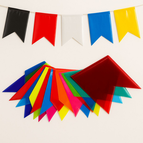 Kit 200 Metros Bandeirinhas Decoração Festa São João Junina Cor Colorido