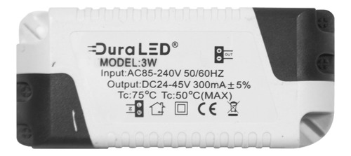 Driver Controlador Balastro Lampara Panel Led 3w
