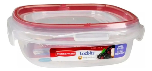 Recipiente Hermético Portacomida Rubbermaid Envase 710 Ml