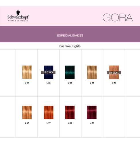 Schwarzkopf Igora Fashion Lights Tintura Pelo Aclarante X2