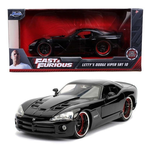 Letty's Dodge Viper Srt 10 - Velozes E Furiosos 1/24 - Jada