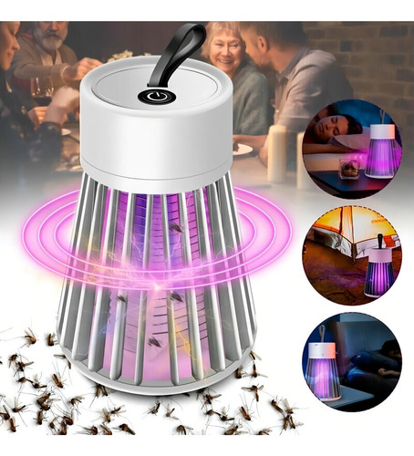 Luminaria Led Matadora Pernilongos Moscas Mosquitos Elétrica