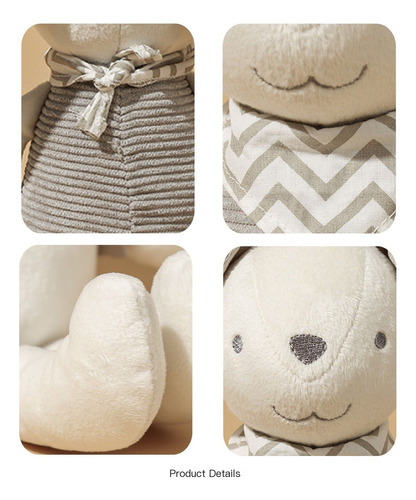 Large Cocoa Rabbit Plush Sleeping Doll, Original, Softlife