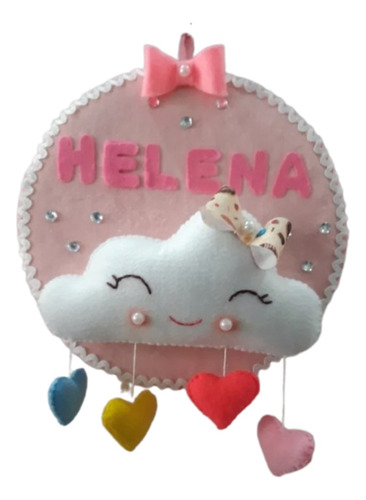 Enfeite Porta Maternidade Chuva De Amor