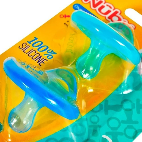 Chupones Núby Estilo Cereza Varios Colores 2 Piezas