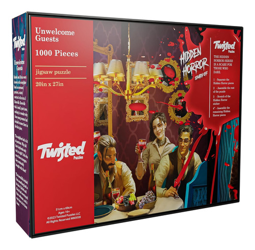 Serie De Terror Oculta De Twisted Puzzles: Los Invitados No