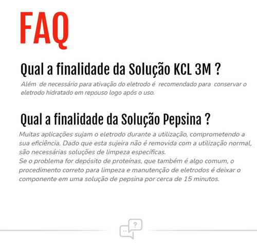 Kit Pepsina P/ Limpeza + Kcl P/ Armazenamento Eletrodo De Ph