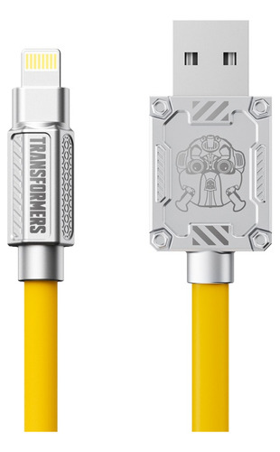 Cable De Carga Rápida Tipo C Transformer Tf-a01 Color Tf-a02 Yellow