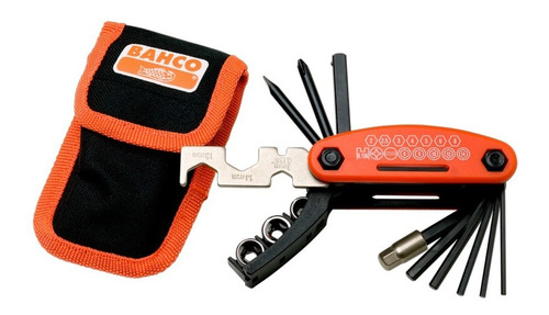 Imagen 7 de 9 de Kit Herramienta Bici Multiherramienta Bahco Reparacion 17 Pz