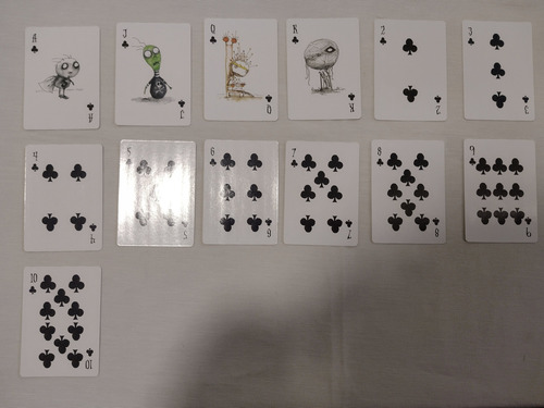 Cartas Poker Tim Burton Rojo Tim Burton Inglés (Usado)