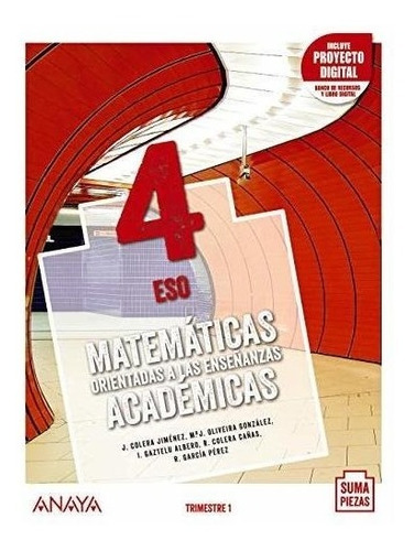 Matemáticas Orientadas A Las Enseñanzas Académicas 4.