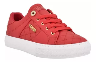 Tenis Guess Modelo Loven Rojo