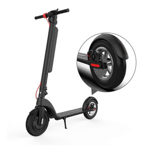 Imagen 3 de 8 de Monopatin Electrico X8 350w 30km/h Plegable Sunra Leloir