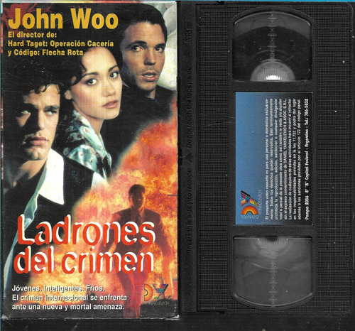 Ladrones Del Crimen De John Woo Sandrine Holt Rareza Vhs