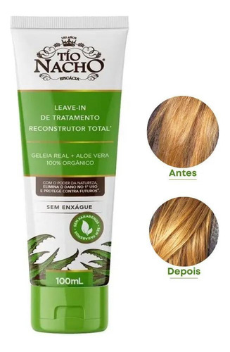Tío Nacho Leave-in Reconstrutor Total Com 100ml