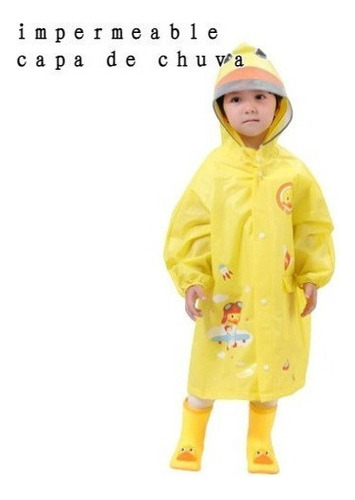 Chubasquero Protector Contra La Lluvia For Niños