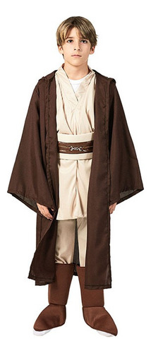 Niño Star Wars Jedi Luke Skywalker Halloween Cosplay Disfraz A