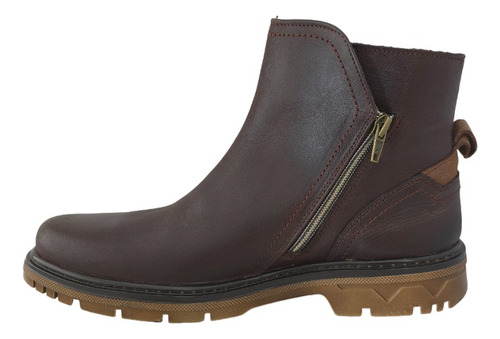 Botas Botines Cierre Hombre Christian Gallery 2850 Chocolate