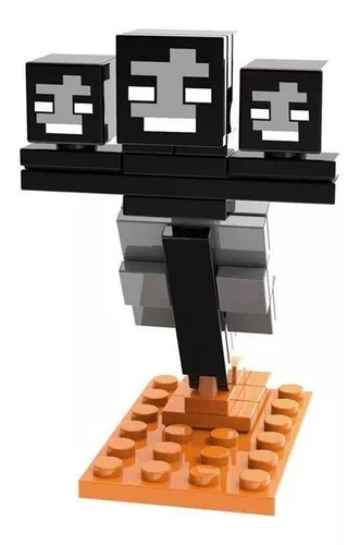 Boneco Minifigure Blocos De Montar Wither Minecraft Quantidade De Peças 10