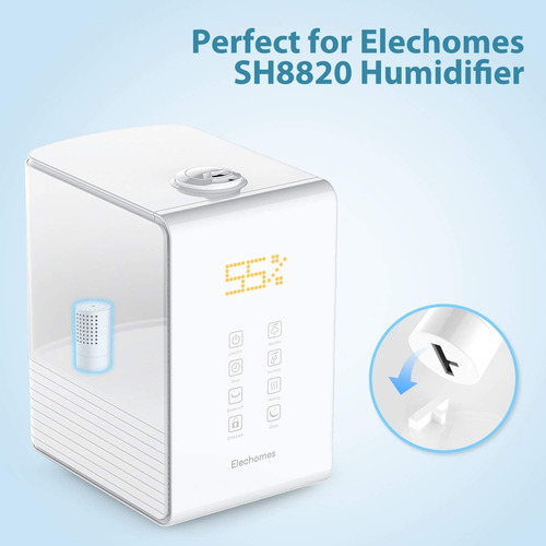 Funciona también con Otras Marcas ELECHOMES Filtro de Repuesto para humidificadores SH8820 SH8830 