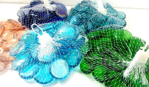 Imagen 6 de 10 de Gemas Grandes De Vidrio // Grandes Bolsa De 25 Unidades