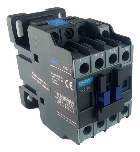 Contactor 12a Trifásico + 1 Na +1 Nc Aux. Bobina 380v Chint