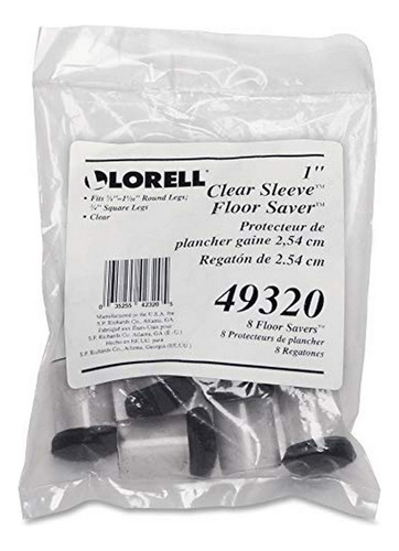 Protector Suelo Transparente Lorell 49320, 8 Ud.