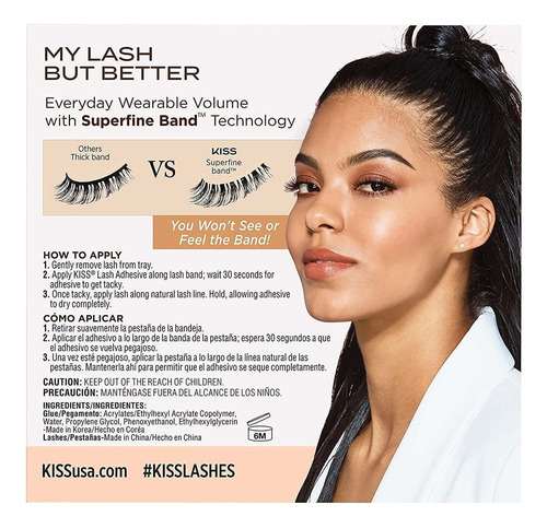 Kiss Mlbb My Lash But Better - Pestañas Postizas De Volumen