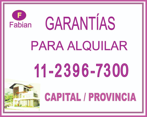 Imagen 1 de 1 de Garantías Propietarias P/alquilar Capital Y Provincia