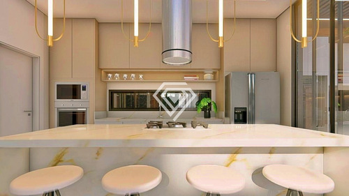 Imagem 9 de 11 de Sobrado 4 Quartos, 265 M² C/ Lazer À Venda No Alphaville Palmas I - 460