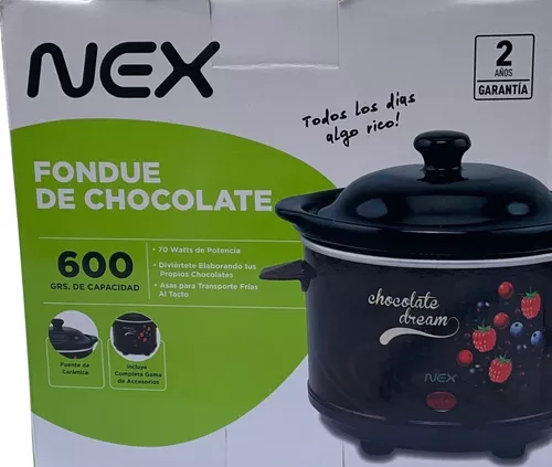 Noreste paraguas folleto Olla Eléctrica Fondue Chocolate 600 Gramos Con Accesorios