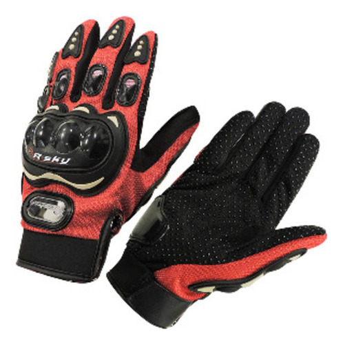 Guantes Proteccion Nudillos Rojos G