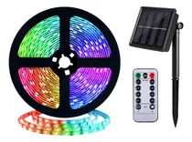 Comprar Tira De Luces Led Con Rgb Solar Tira De 150 Led De 5 Metros