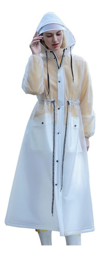 Chubasquero Impermeable Con Capucha Transparente