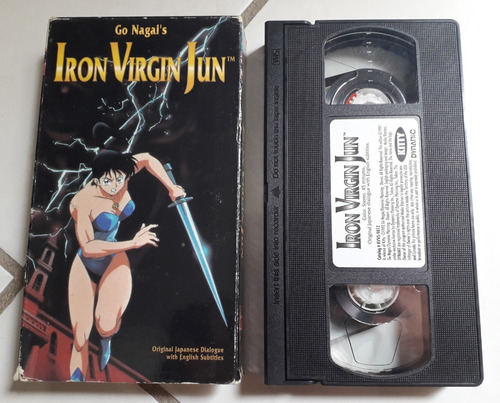 Pelicula Vhs Go Nagai's Iron Virgin Jun Original Anime Ova