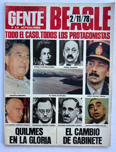 Gente N° 693 Beagle Jascalevich Menotti Quilmes Nov 1978
