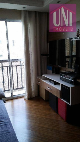 Imagem 2 de 19 de Apartamento Residencial À Venda, Parque Erasmo Assunção, Santo André. - Ap1069