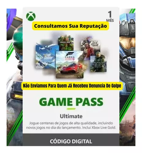 Xbox Gamepass Ultimate 1 Mês - 25 Dígitos Xbox One/pc