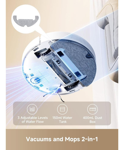 Dreame D10 Plus Gen 2 Robot Aspirador Y Mopa Con Base Autova
