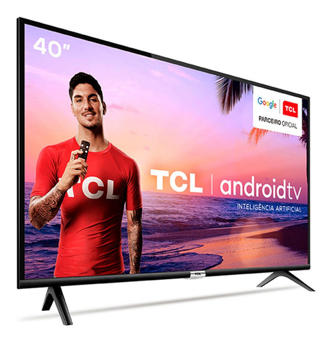 Imagem 2 de 4 de Smart Tv Led 40'' Full Hd Tcl Android 2 Hdmi 1 Usb Wi-fi