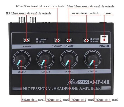 G Amplificador De Audífonos Amplificador Audio