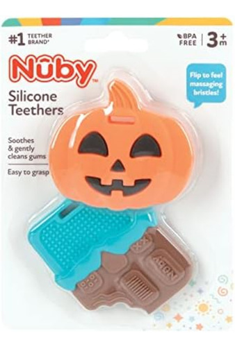 Mordedor Nuby All De Silicona Con Barra De Chocolate Y Calab