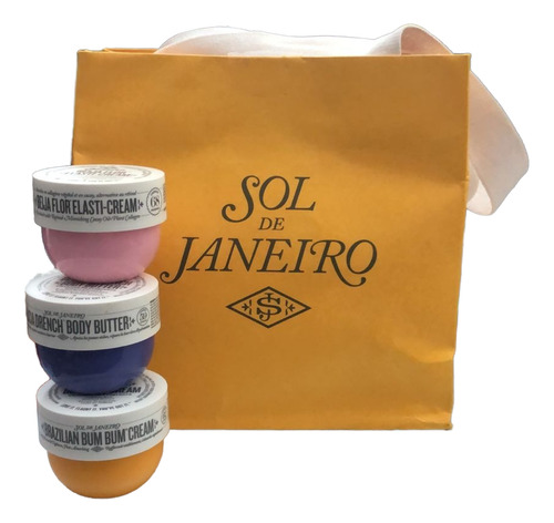 Crema Corporal Brazilian Bum Bum Cream 25ml Sol De Janeiro Tipo de empaque Tarro Fragancia Pistacho, Caramelo Salado y Vainilla