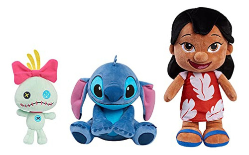 Juego De Peluches Lilo & Stitch De Disney, Juego De 3 Piezas