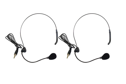 Sistema Emb Vhf Ebm52h Doble Profesional Del Micrófono Auric