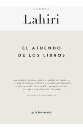 El Atuendo De Los Libros - Jhumpa Lahiri