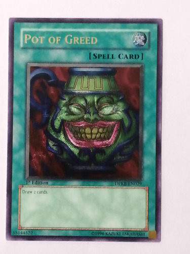 Pot Of Greed Ultimate 1st Yugioh