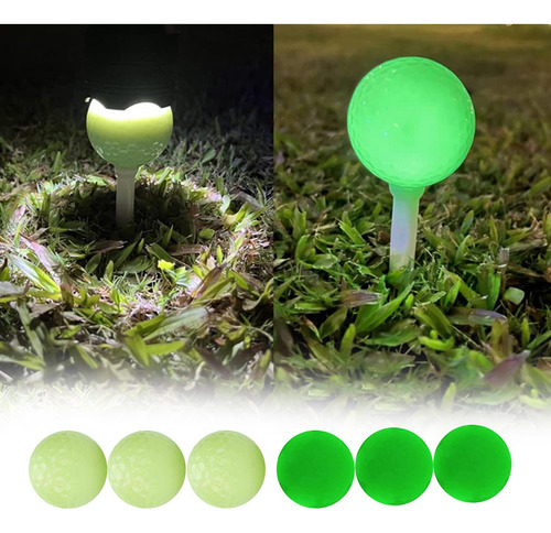 6 Pelotas De Golf Nocturnas Luminosas, Pelotas Luminosas