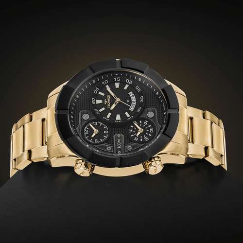 Relógio Technos Masculino Legacy Dourado - 20153maqab/1p Bisel Preto